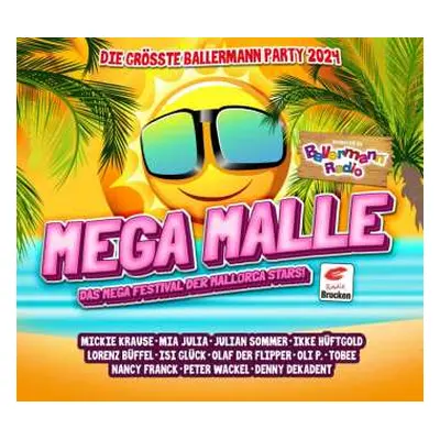 2CD Various: Mega Malle: Die Größte Ballermann Party 2024