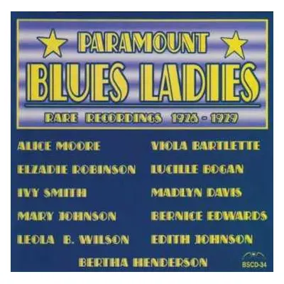 CD Various: Paramount Blues Ladies