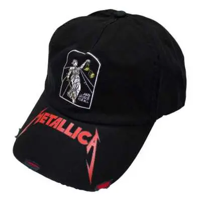 Metallica Unisex Baseball Cap: And Justice For All Tombstone