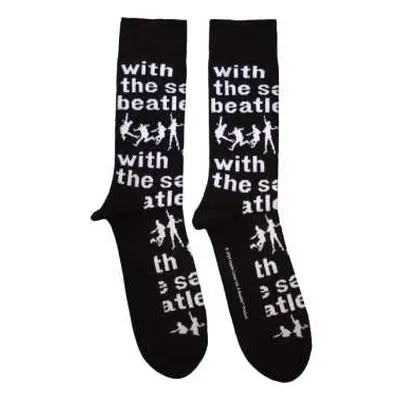 The Beatles Unisex Ankle Socks: With The Beatles Silhouettes Repeat