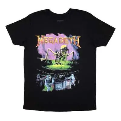 Megadeth Unisex T-shirt: Contaminated (back Print) (large) L