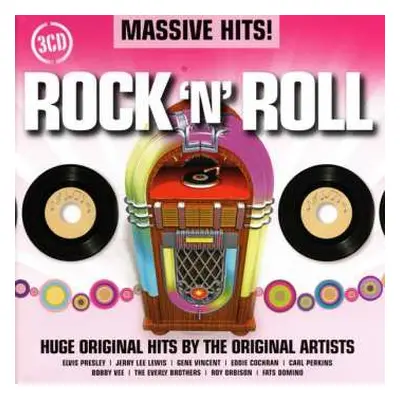 3CD Various: Massive Hits! Rock 'N' Roll