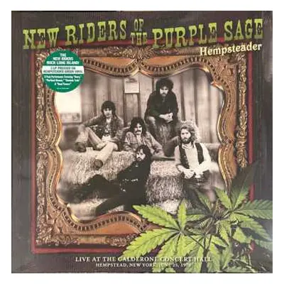 2LP New Riders Of The Purple Sage: Hempsteader: Live At The Calderone Concert Hall, Hempstead, N