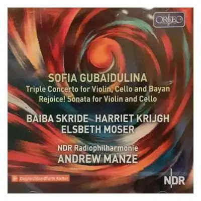 CD Sofia Gubaidulina: Triple Concerto For Violin, Cello And Bayan - Rejoice! Sonate For Violin A