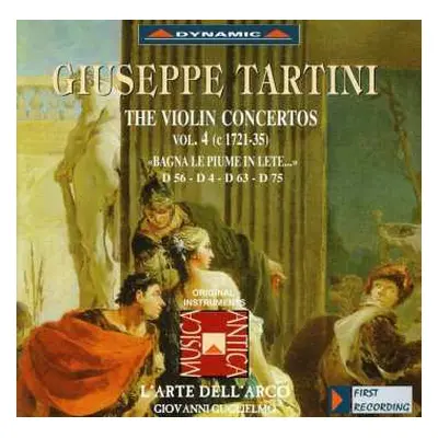 CD Giuseppe Tartini: Violinkonzerte Vol.4