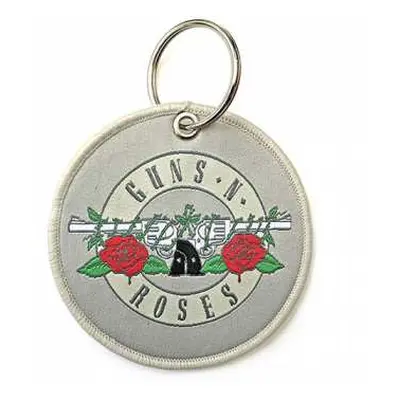 Guns N' Roses Keychain: Silver Circle Logo