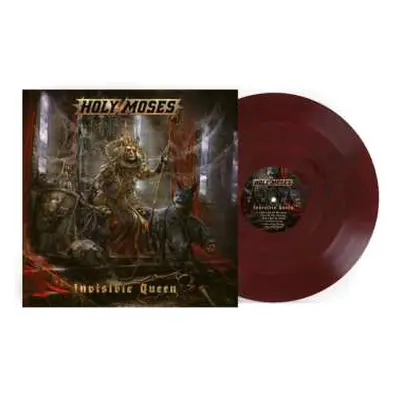 LP Holy Moses: Invisible Queen (180g) (limited Edition) (transparent Red/black Marbled Vinyl)