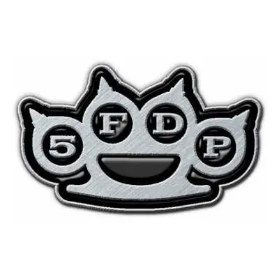 Five Finger Death Punch Pin Badge: Knuckles