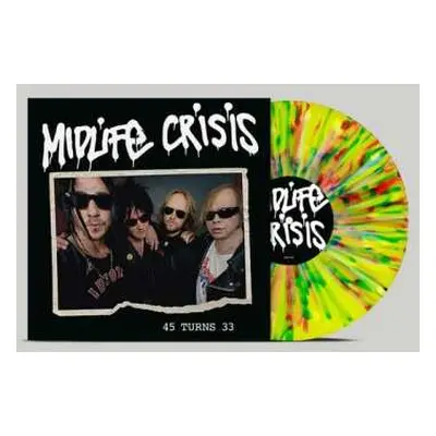 LP Midlife Crisis: 45 Turns 33 - Multicolour-splatter