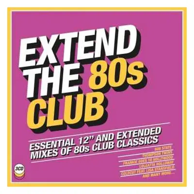 3CD/Box Set Various: Extend The 80s Club (Essential 12" And Extended Mixes Of 80s Club Classics)