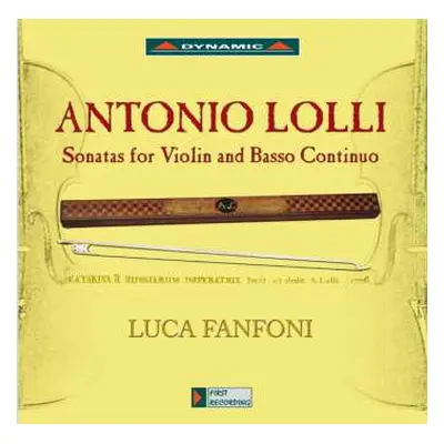 CD Antonio Lolli: Sonatas For Violin And Basso Continuo