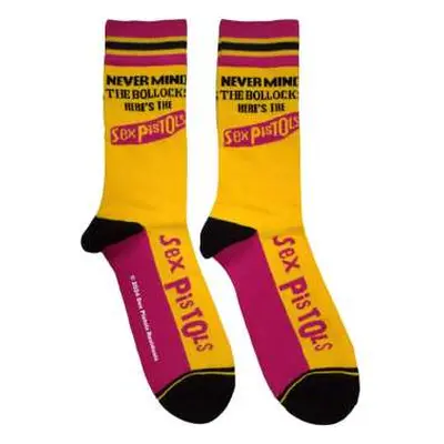 The Sex Pistols Unisex Ankle Socks: Never Mind The Bollocks Stripes