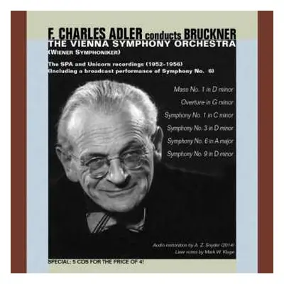 5CD Anton Bruckner: Symphonien Nr.1, 3, 6, 9