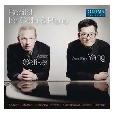 CD Wen-Sinn Yang: Recital For Cello & Piano