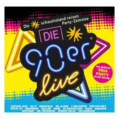 2CD Various: Die 90er Live: Die Größte 90er Party Aller Zeiten