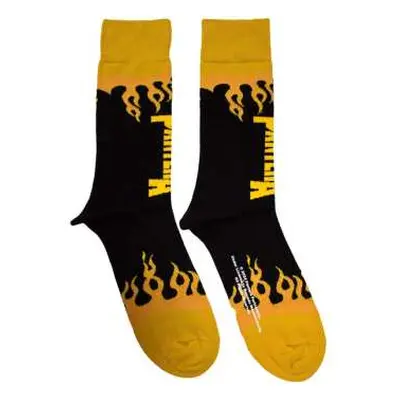 Pantera Unisex Ankle Socks: Flame