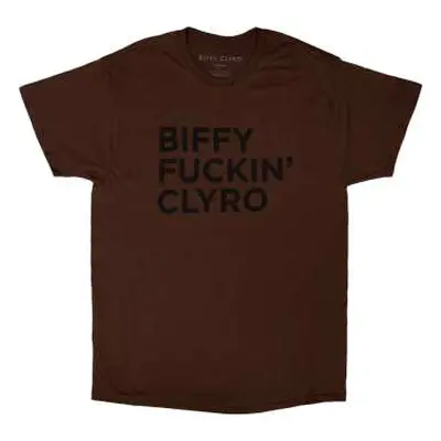 Biffy Clyro Unisex T-shirt: Biffy Fucking Clyro (medium) M