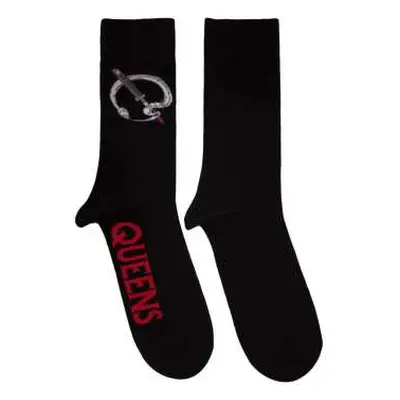 Queens Of The Stone Age Unisex Ankle Socks: Q Emblem