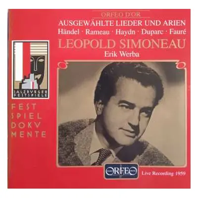 CD Leopold Simoneau: Ausgewählte Lieder und Arien