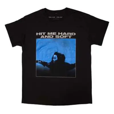 Billie Eilish Unisex T-shirt: Hit Me Hard And Soft Tracklist (back Print) (small) S