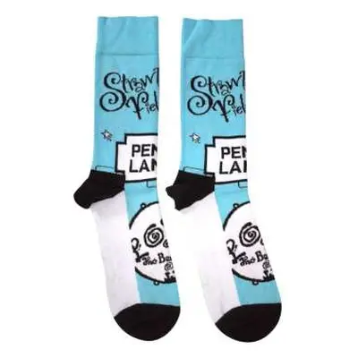 The Beatles Unisex Ankle Socks: Strawberry Fields/penny Lane