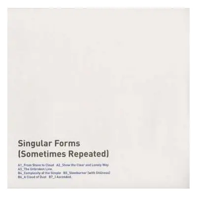 LP Sylvain Chauveau: Singular Forms (Sometimes Repeated)