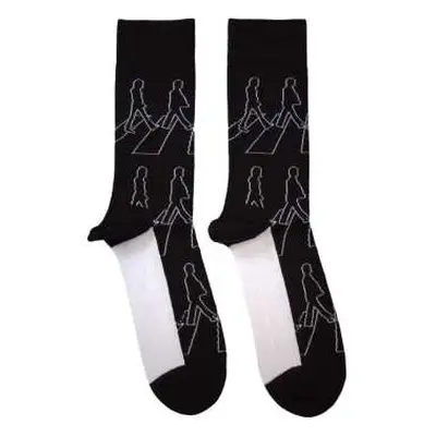 The Beatles Unisex Ankle Socks: Abbey Road Outlines