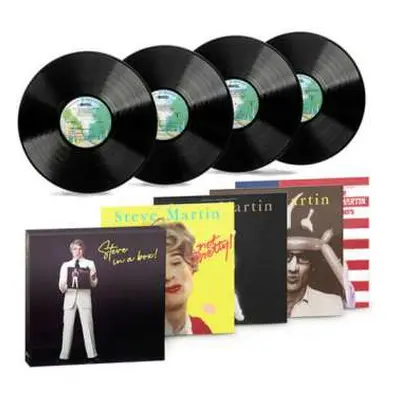 4LP Martin,steve: Steve In A Box: The Warner Years 1977-1981