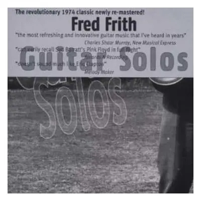 CD Fred Frith: Guitar Solos DIGI