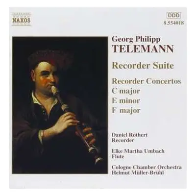 CD Georg Philipp Telemann: Recorder Suite / Recorder Concertos