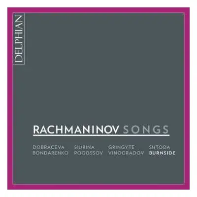 3CD Sergei Vasilyevich Rachmaninoff: Songs