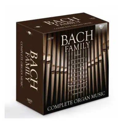 24CD Johann Sebastian Bach: Bach Family - Die Orgelwerke Der Bach-familie