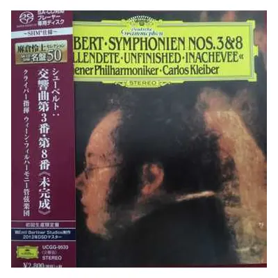 SACD Franz Schubert: Symphonien No.8 "Unvollendete" & No.3