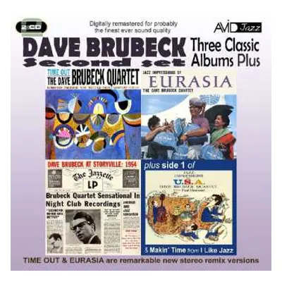 2CD Dave Brubeck: Three Classic Albums Plus - Second Set