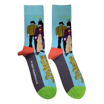 The Beatles Unisex Ankle Socks: Sub & Band (uk Size 7 - 11) 42 - 47