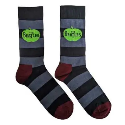 The Beatles Unisex Ankle Socks: Apple & Stripes (uk Size 6 - 11) UK Size 6 - 11