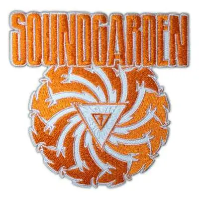 Soundgarden Woven Patch: Badmotorfinger Orange On White (standard) Standard