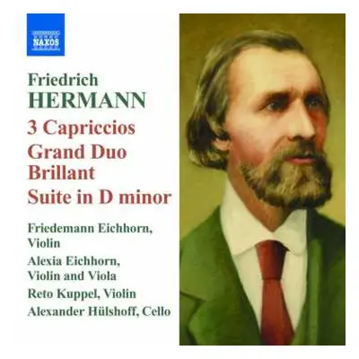 CD Friedrich Hermann: Capriccios Nr.1-3 Für 2 Violinen