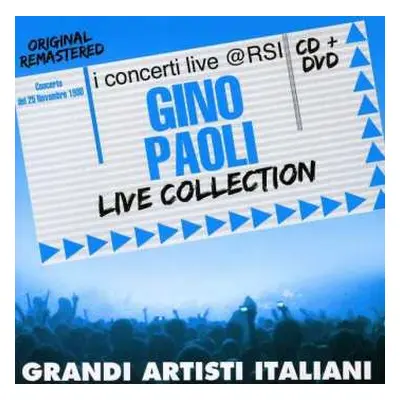 2CD Gino Paoli: Live Collection Cd+dvd