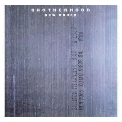 CD New Order: Brotherhood