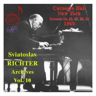 6CD/Box Set Sviatoslav Richter: Carnegie Hall, New York, October 19, 23, 25, 28, 30, 1960 - Svia