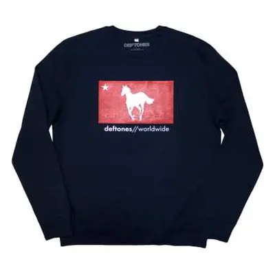 Deftones Unisex Sweatshirt: Star & Pony (large) L