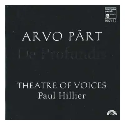 CD Arvo Pärt: De Profundis