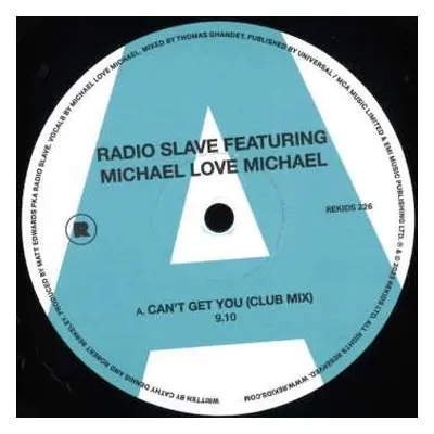 LP Radio Slave: Can't Get You