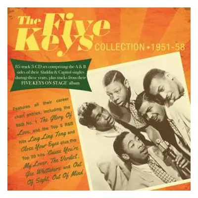 3CD The Five Keys: The Five Keys Collection 1951-58