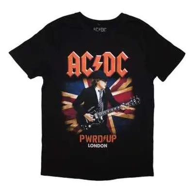 Ac/dc Unisex T-shirt: Pwrd-up London '24 (back Print & Ex-tour) (medium) M