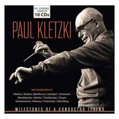 10CD Paul Kletzki: Paul Kletzki - Milestones Of A Conductor Legend