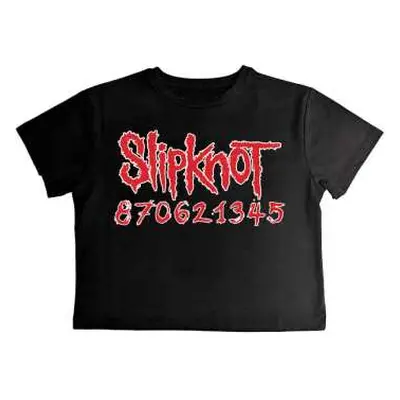 Slipknot Ladies Crop Top: Don't Ever Judge Me (back Print) (large) L