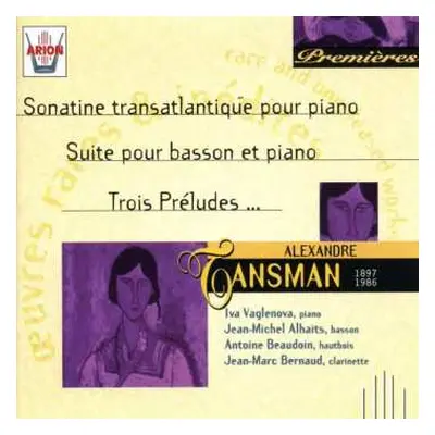 CD Alexandre Tansman: Sonatine Transatlantique Für Klavier