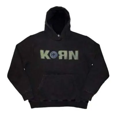 Korn Unisex Pullover Hoodie: Doll Issues (back Print & Wash Collection) (large) L